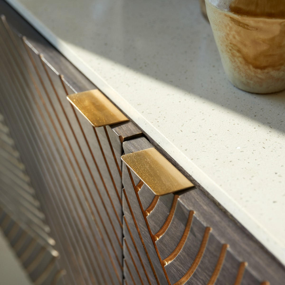 SIDEBOARD Bilal Braun aus Mango - Braun, Holz (180/70/50cm) - Tikamoon