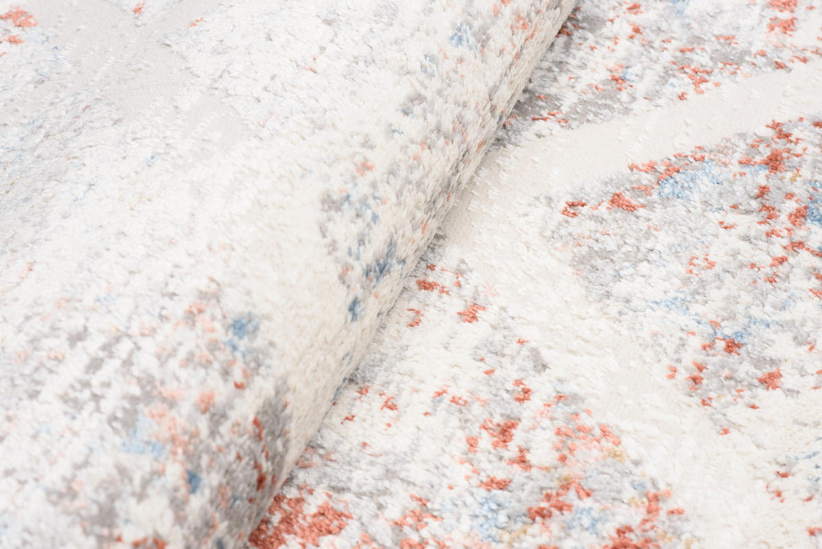 TEPPICH VALLEY Grau Orange 300/400 cm - Orange, Textil (300/400cm) - Tapiso