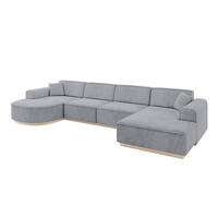 WOHNLANDSCHAFT ARRIO-U2 303x171x83 cm Titanfarben - Titanfarben, Holzwerkstoff/Textil (388/83/171cm) - ALTDECOR