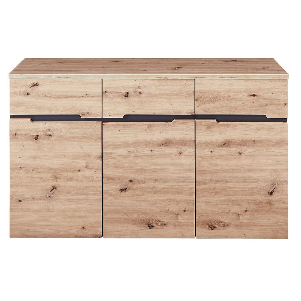 SIDEBOARD Manresa-36 - Braun, Holzwerkstoff (135/82/38cm) - Lomado