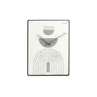 WANDUHR Design Weiß 35/60 cm - Weiß, Holzwerkstoff (3.5/60/1cm) - ONZENO