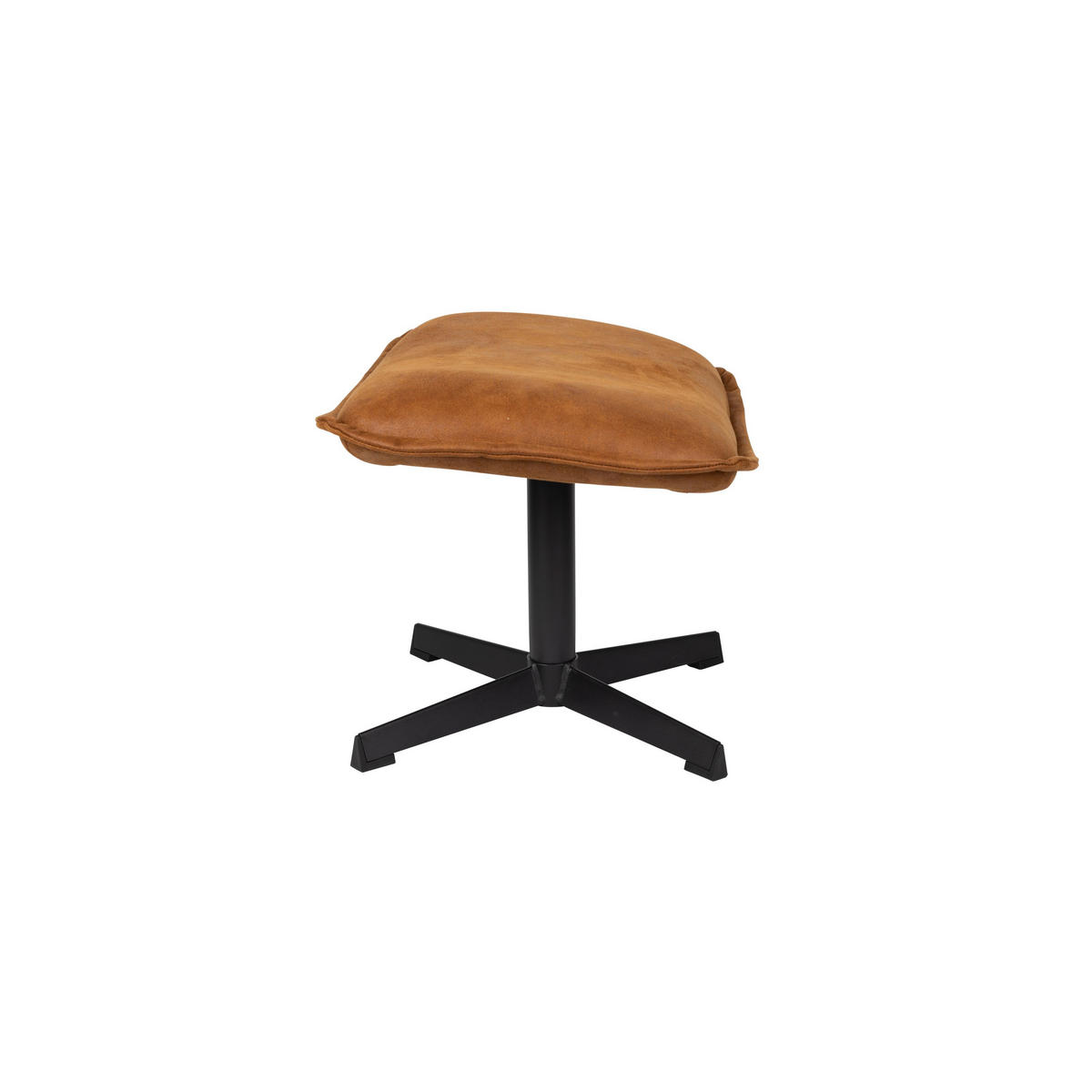 FUSSHOCKER John Fußhocker Cognac - Braun, Kunststoff (60/38/40cm) - Housecraft Living