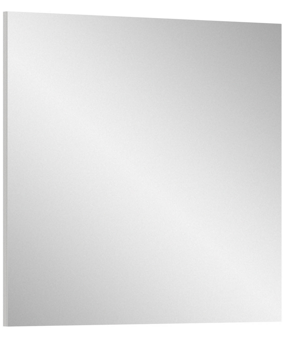 SPIEGEL SOLERO (B/H/T: ca. 80/73/2 cm) in Weiß/weiß hochglanz - Weiß, Glas (80/73/2cm)