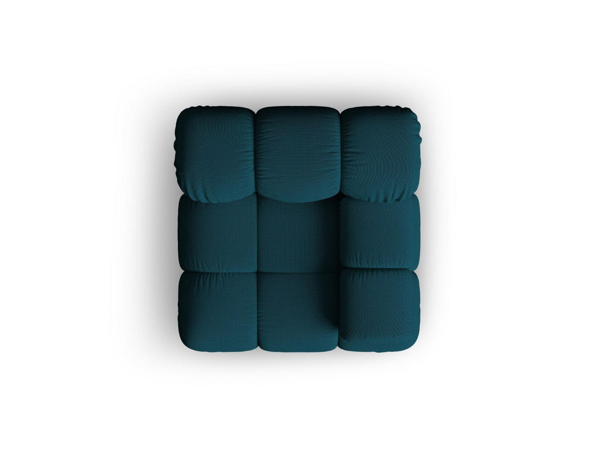MODUL rechts Bellis aus 3D-Stoff marineblau - Blau, Textil (94/70/94cm) - Micadoni