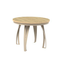 ESSTISCH LUNGA - Kaschmir/Beige, Holzwerkstoff (100/100/77cm) - Meblini