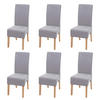 ESSZIMMERSTUHL Hellgrau 6er-Set - Hellgrau, Textil (44/100/56cm) - MCW