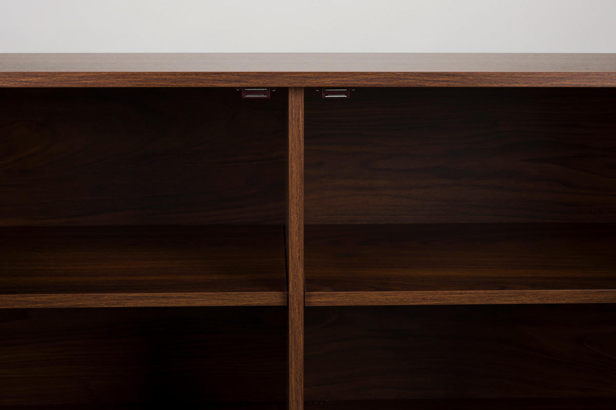 BEISTELLTISCH Stripes - Braun - 40/110/74 cm - Braun, Holz (40/110/74cm)