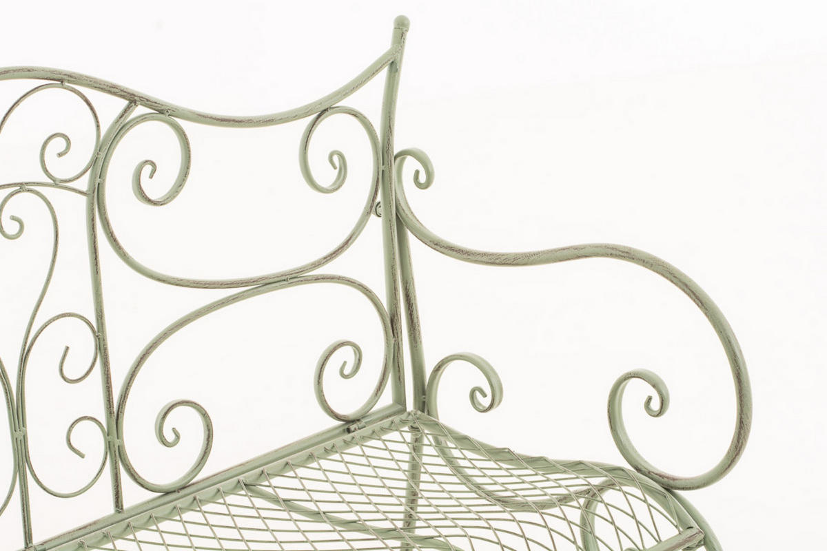 GARTENBANK Targo antik-grün - Grün, Metall (113/47/89cm) - TPFGarden