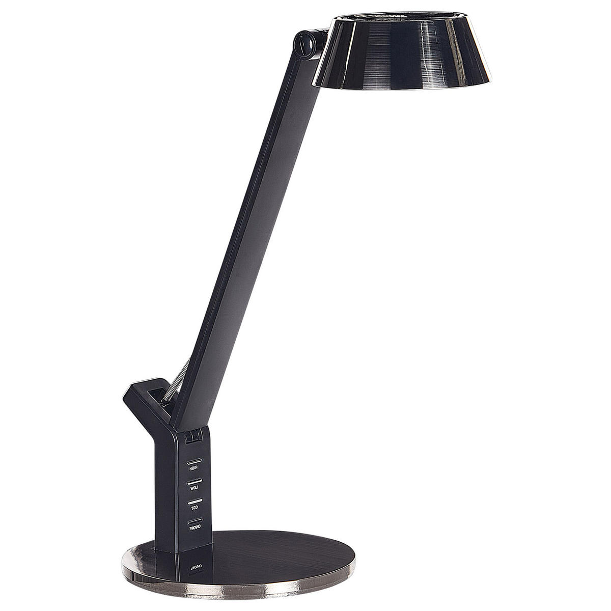 SCHREIBTISCHLAMPE Chamaeleon 17/17/40 cm - Messingfarben, Metall (17/17/40cm) - Beliani