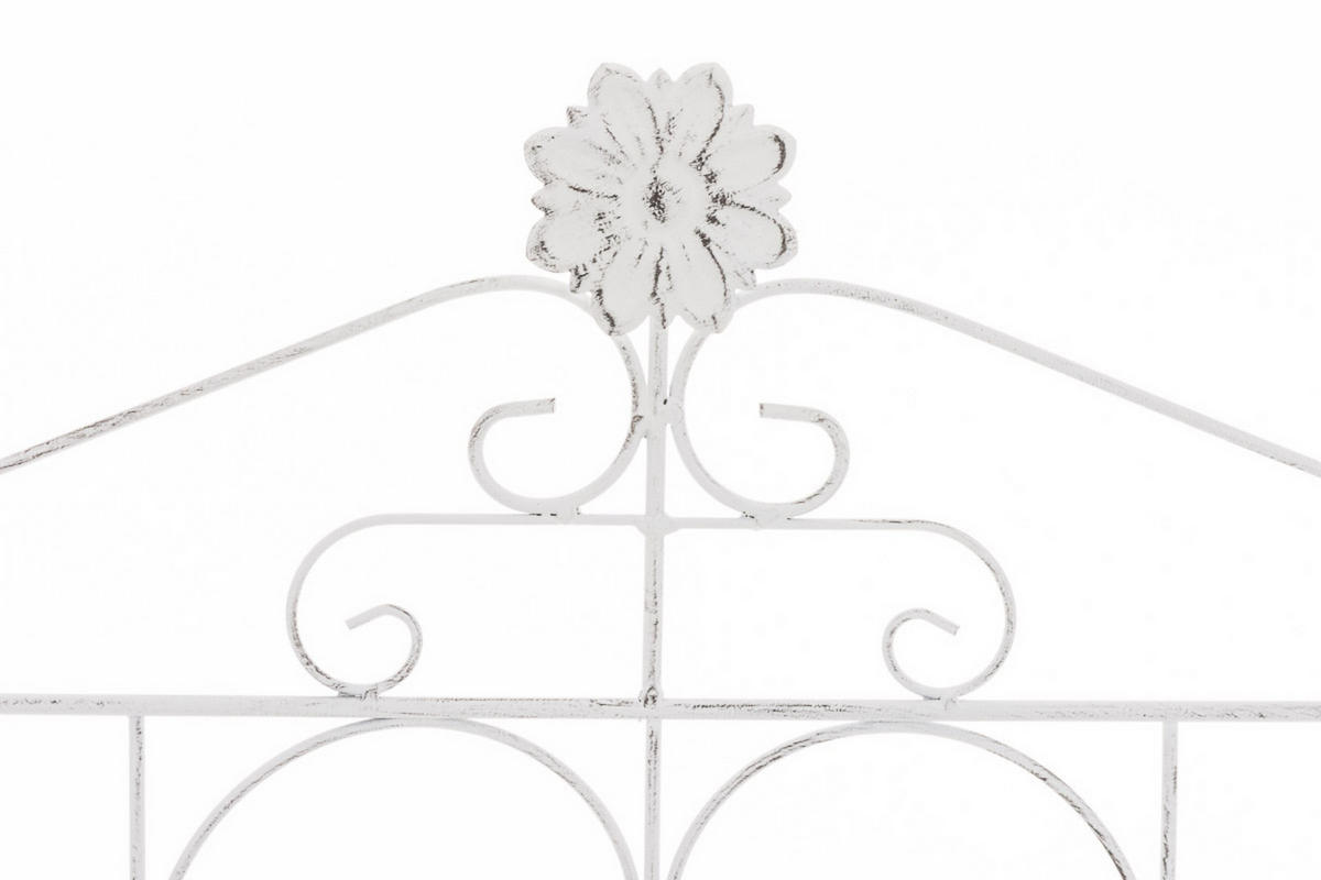 REGAL Lenna antik weiß - Weiß, Metall (60/160/30cm) - TPFGarden
