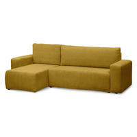 ECKSOFA Kingi Honigeiche - Honigeiche, Textil (244/142cm)