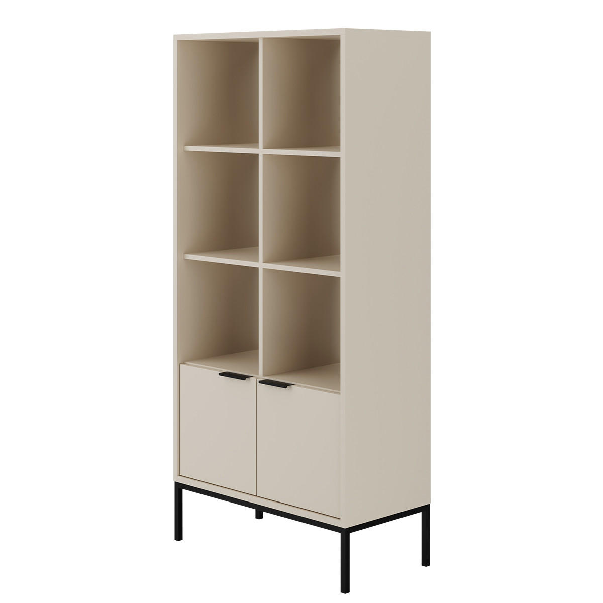 BÜCHERREGAL Seattle Kaschmir - Beige, Holzwerkstoff (40/171.3/80cm) - Petits-meubles