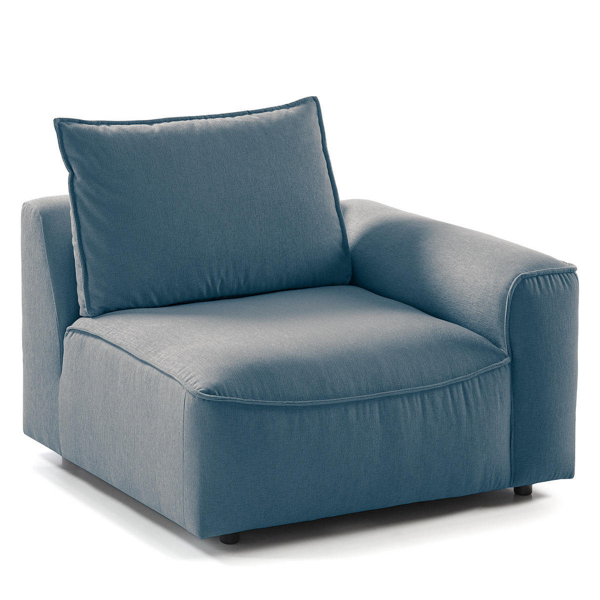 MODULSESSEL - Blau, Textil (104/82/99cm) - home24