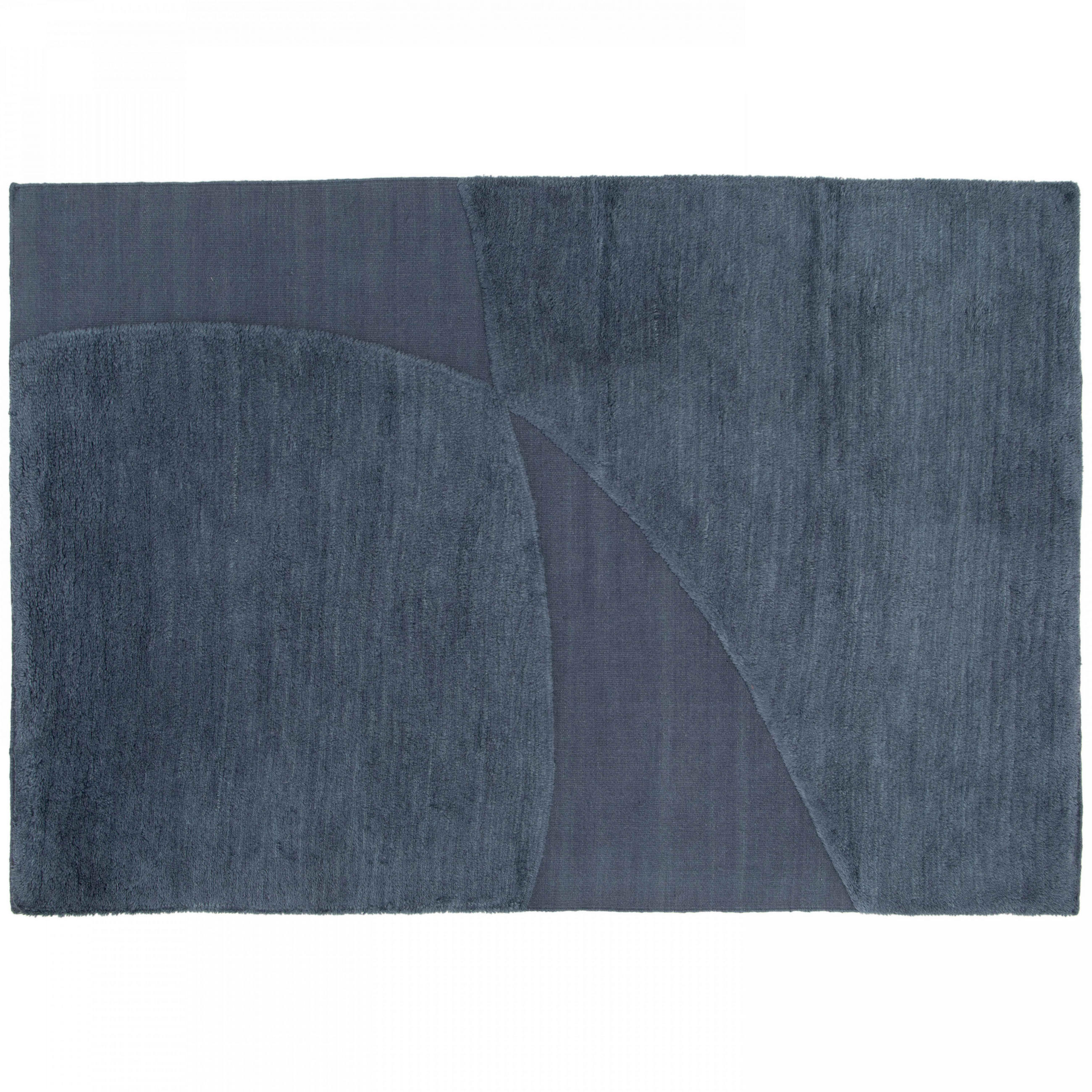 TEPPICH, 160 x 230 cm, Blau - Blau, Textil (230/160cm) - Oviala