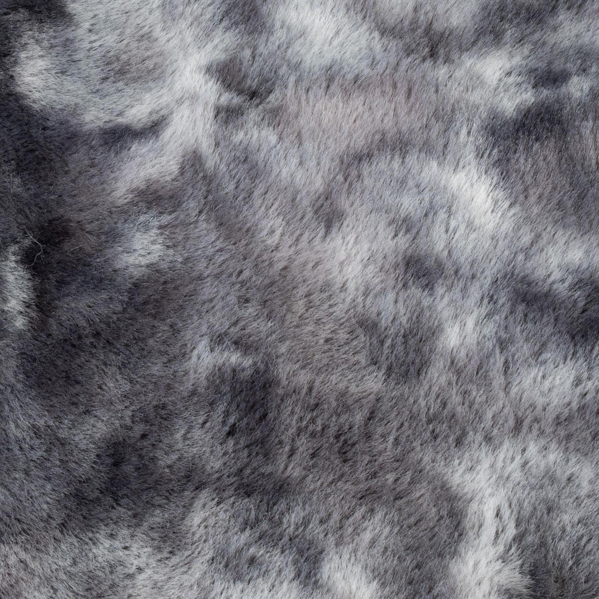 HOCHFLOR-TEPPICH Toledo 500 Anthrazit 200x290 cm - Schwarz, Textil (200/290cm) - carpet city