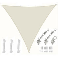 SONNENSEGEL Wasserdicht 400 cm Beige - Beige, Kunststoff (400/400cm) - Amanka