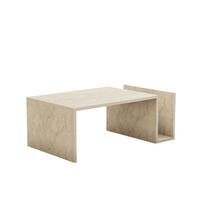 COUCHTISCH memo Travertin - Beige, Holz (86/50/32cm) - Habitat Garten
