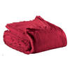 BETTÜBERWURF Fara rubinrot 240 x 260 cm - Rot, Textil (240/260cm) - Vivaraise
