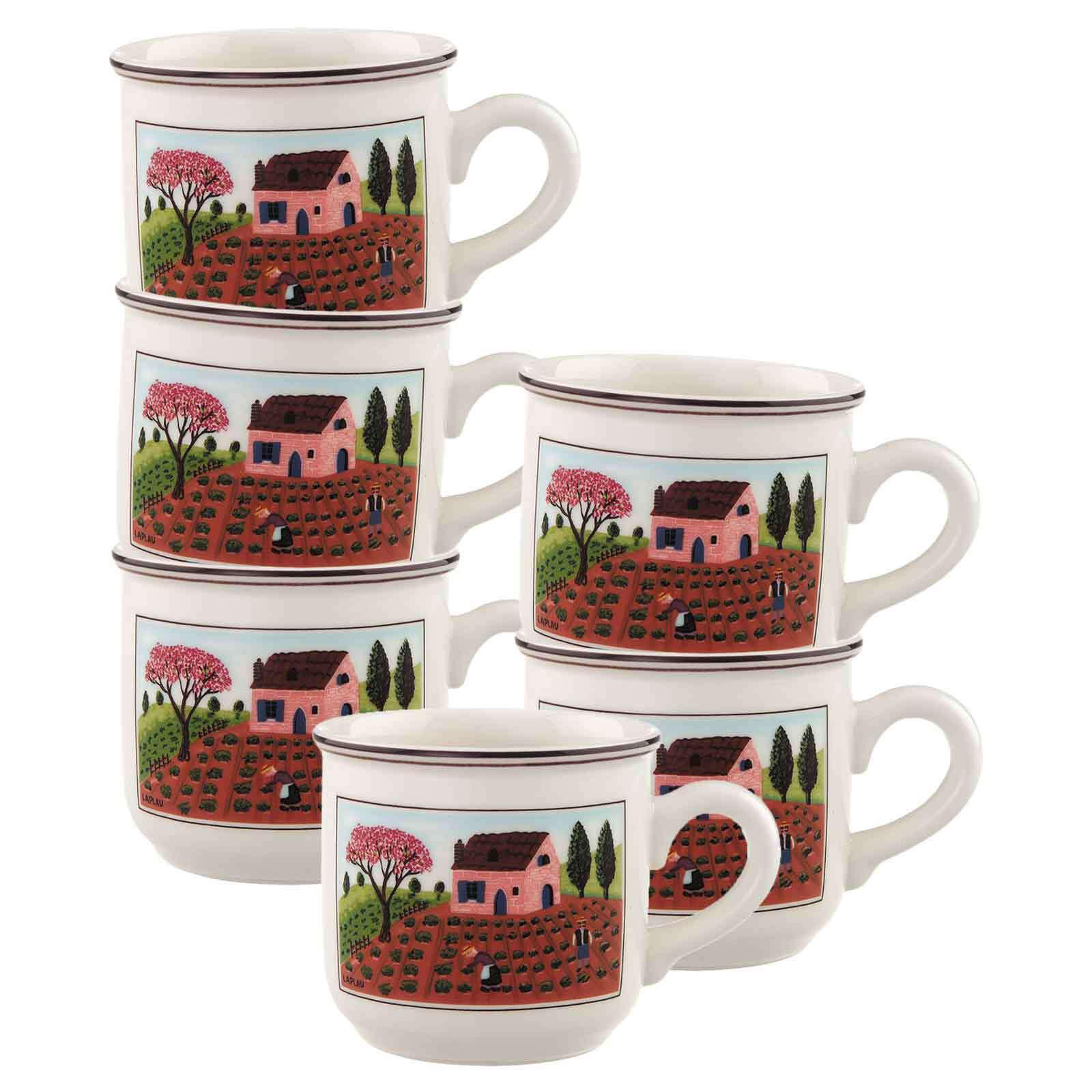 Villeroy & Boch Kaffeetassen Mehrfarbig