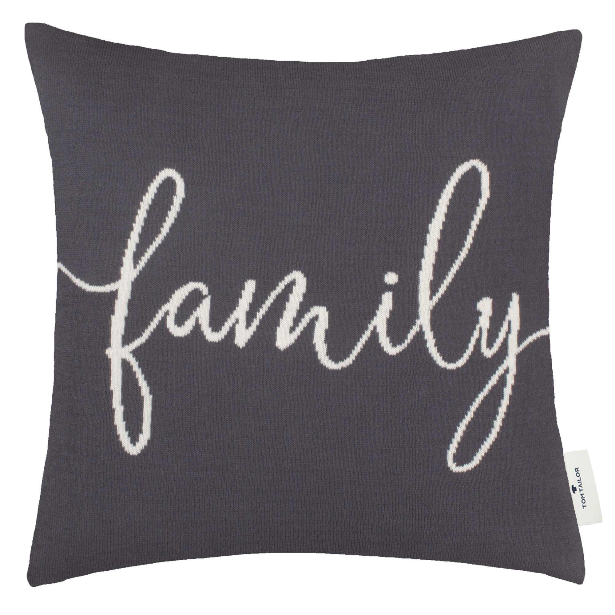 ZIERKISSENHÜLLE WEIHNACHTSKISSEN - Edelstahlfarben, Textil (40/40cm) - Tom Tailor