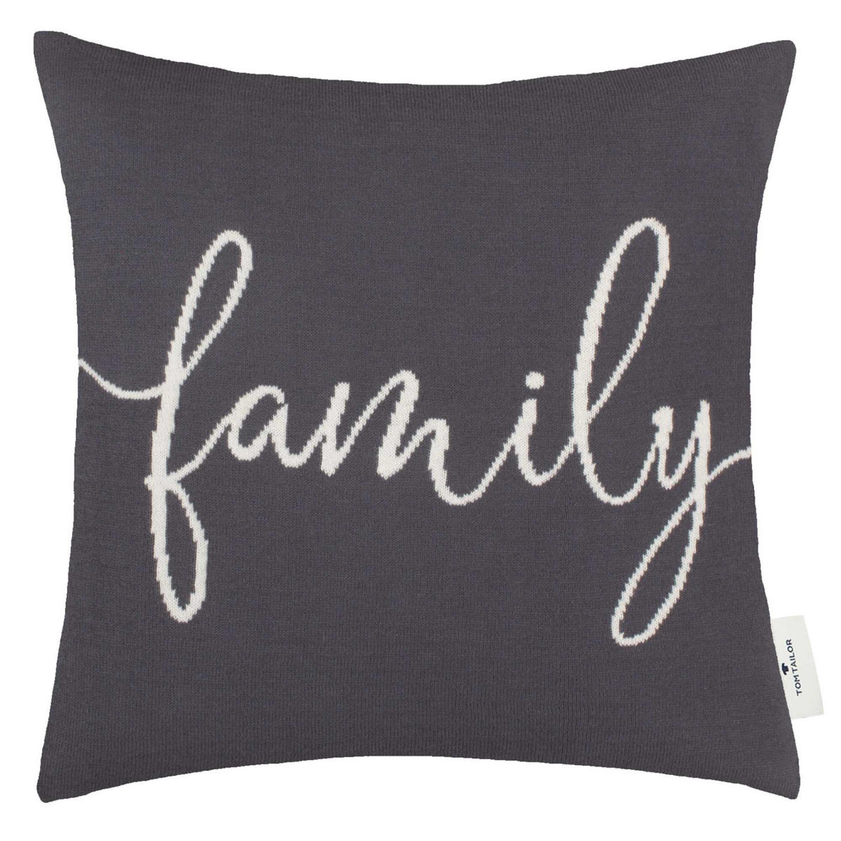 ZIERKISSENHÜLLE WEIHNACHTSKISSEN - Edelstahlfarben, Textil (40/40cm) - Tom Tailor