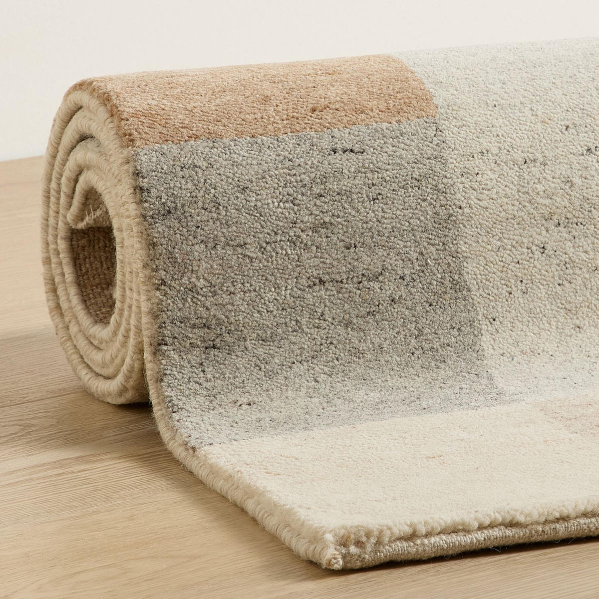WOLLTEPPICH Terra 120x180 cm - Grau, Textil (120/180cm) - Natur Pur