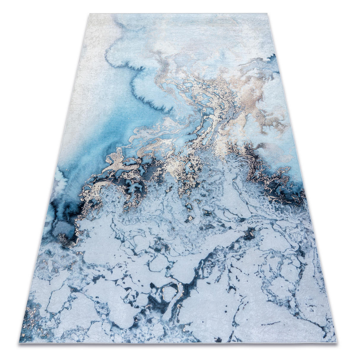 TEPPICH Andre 80/150 cm - Blau, Textil (80/150cm) - rugsX