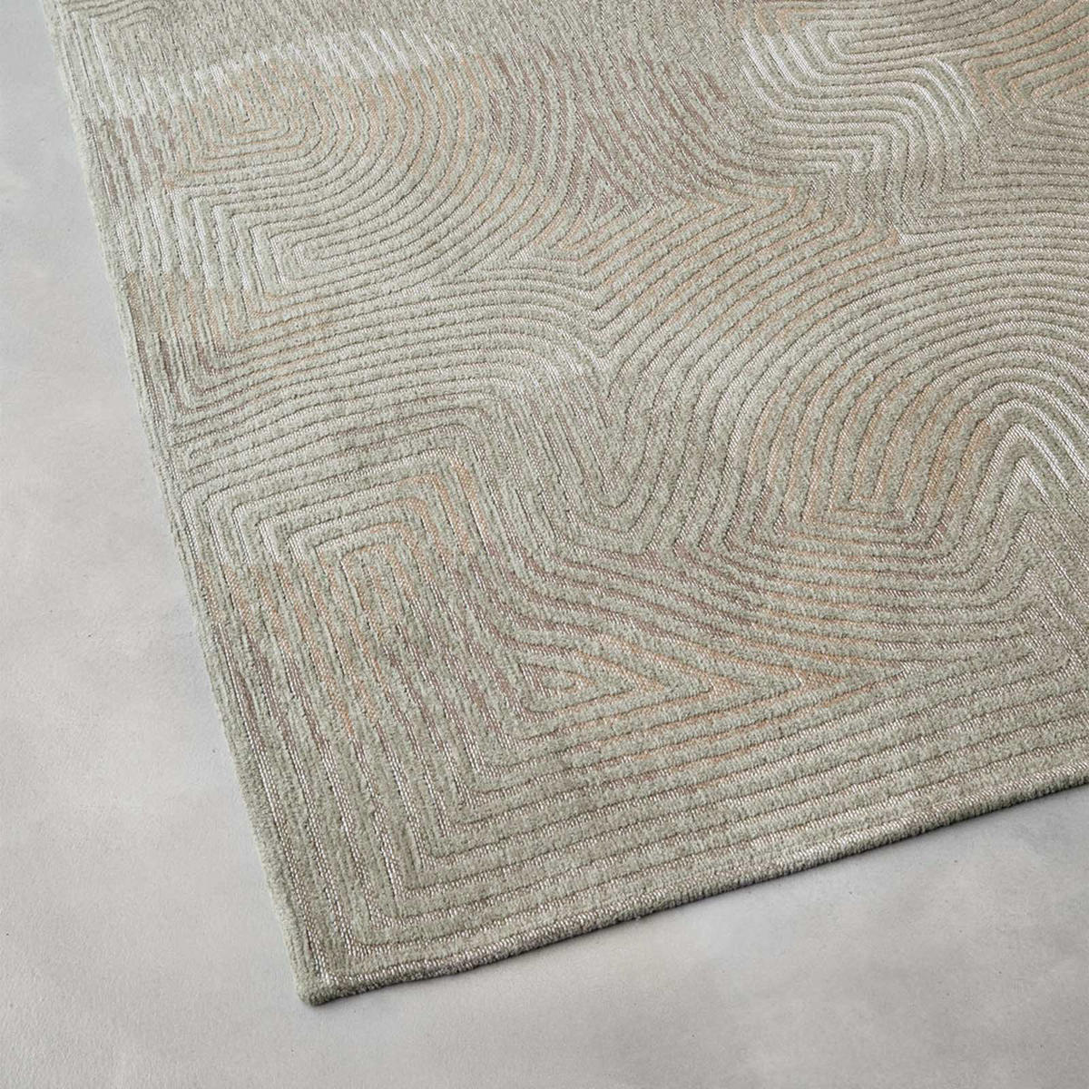 TEPPICH Shell Beige Meditation 140/200 cm - Beige, Textil (140/200cm) - Louis De Poortere