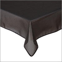 TISCHDECKE Gartentischdecke Karo Schwarz 130/160 cm - Schwarz, Kunststoff (130/160cm) - TiborTex