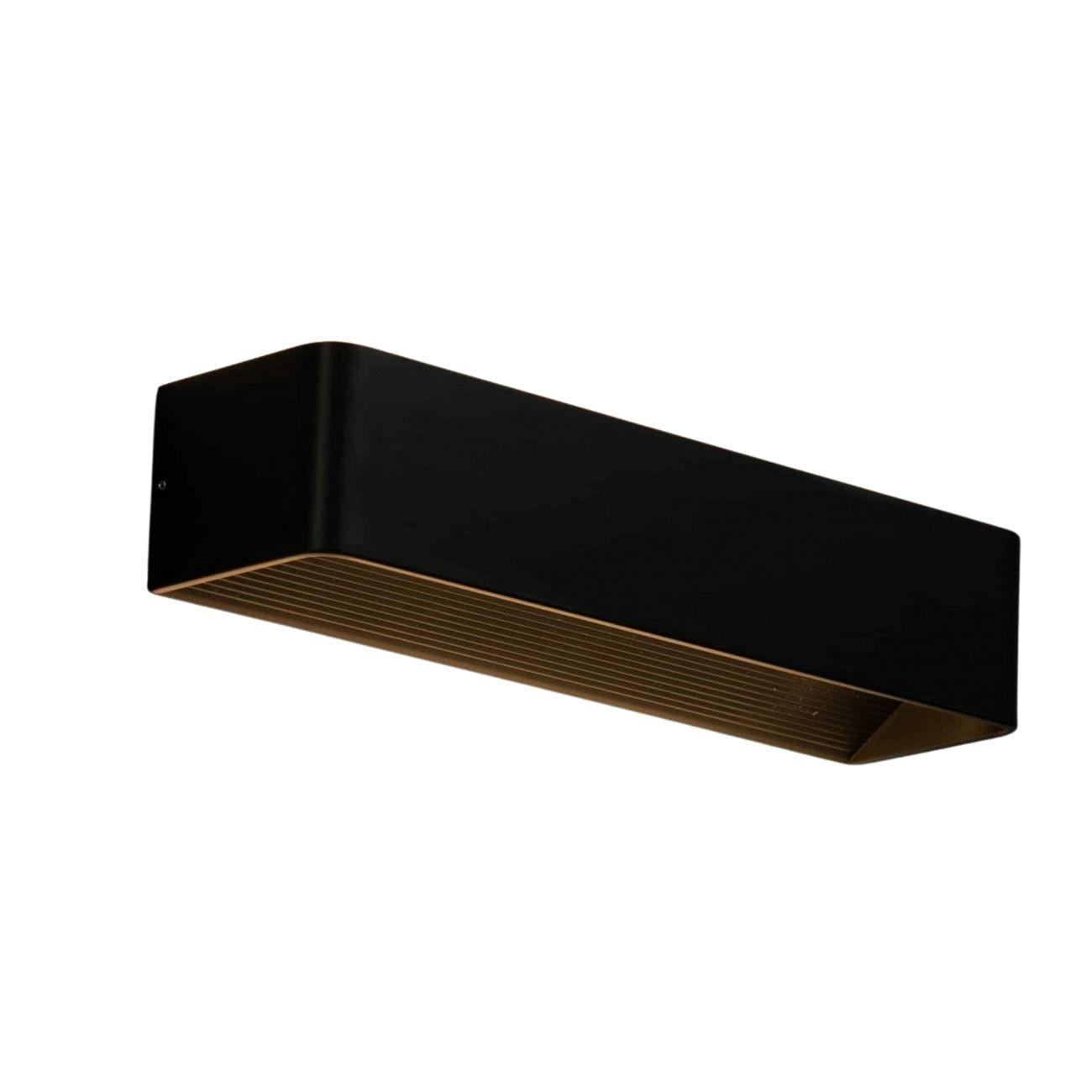 Kosilum Wandleuchte Schwarz 10x8x53 cm