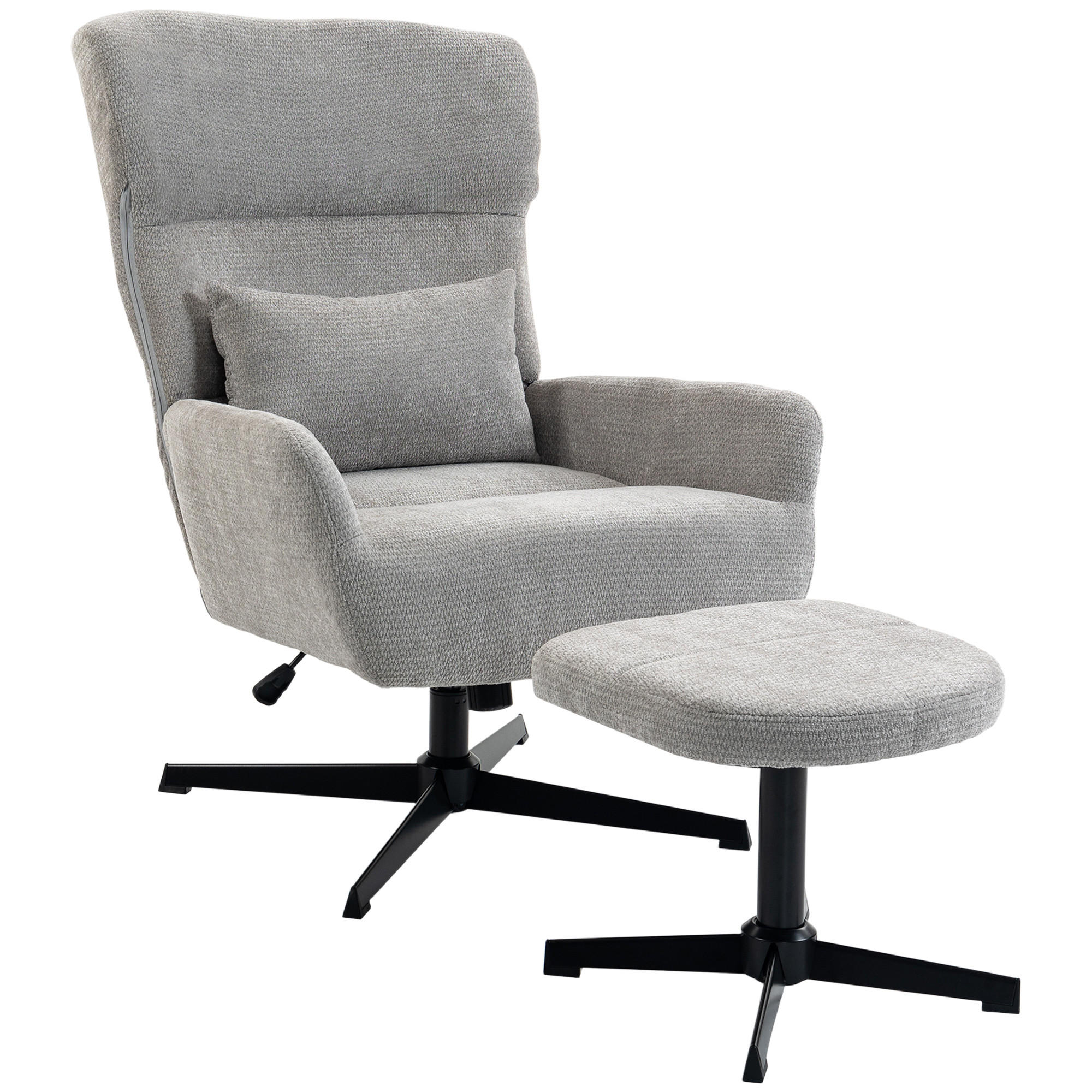 SESSEL Grau 71.0/88.0/104.0cm - Grau, Textil (88/104/71cm)
