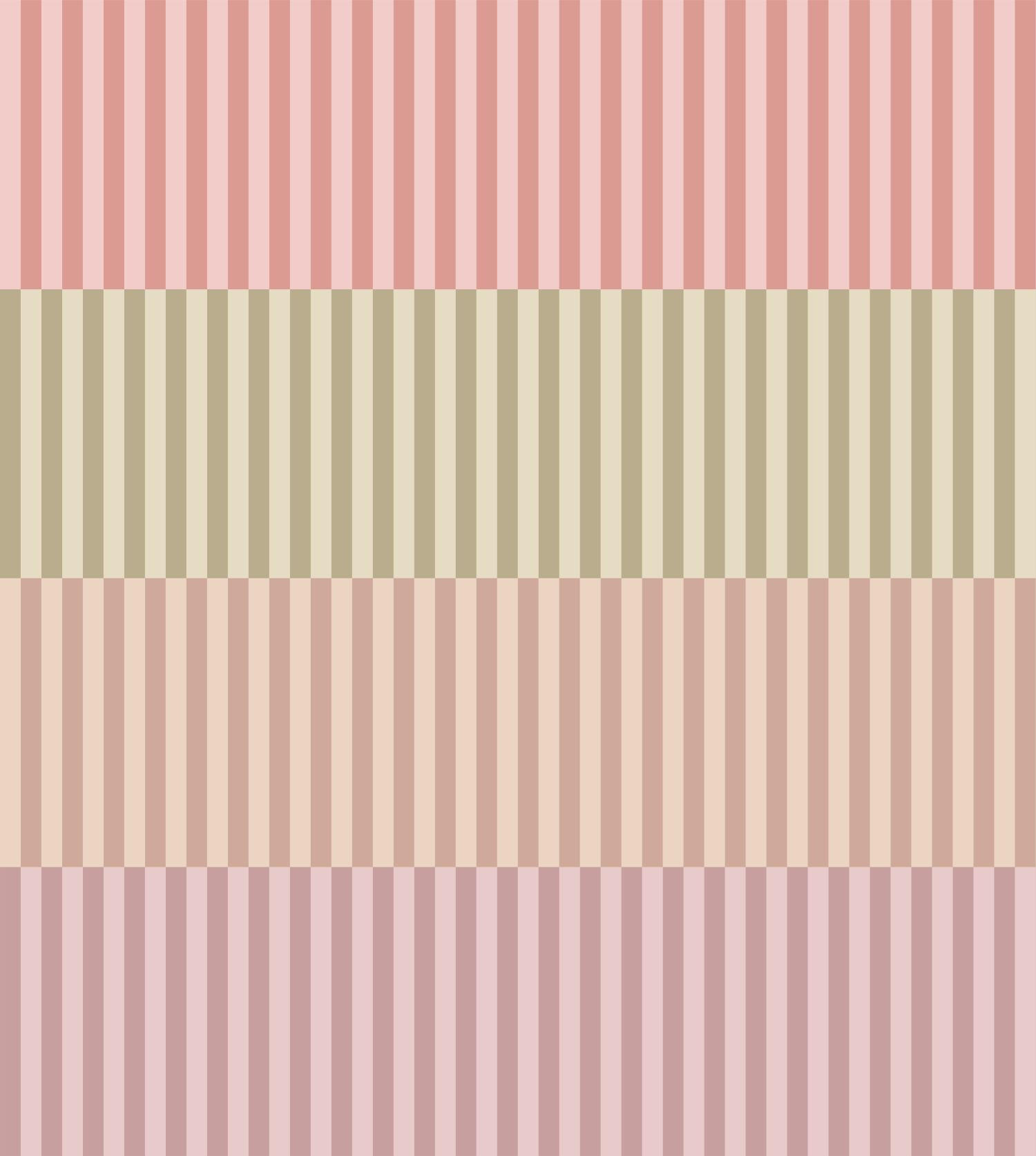 FOTOTAPETE Streifen 2.5 x 2.79 m - Multicolor, Papier (250/279cm) - ESTAhome