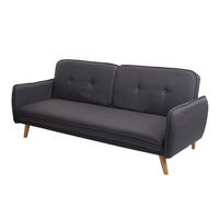SCHLAFSOFA Anthrazit - Anthrazit, Textil (185/78/85cm) - MCW