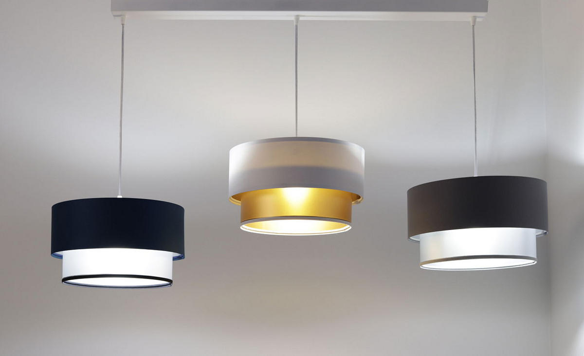 HÄNGELEUCHTE Grau 30/88 cm - Silberfarben, Kunststoff (30/2.6/88cm) - ONZENO