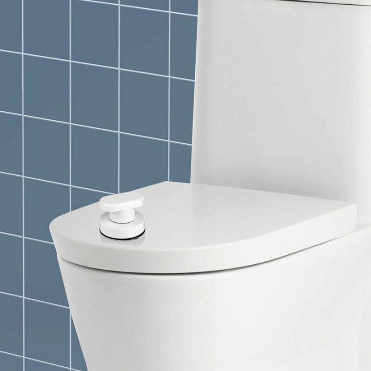 MÖBELGRIFF 2er-Set 65x65x50 mm Saugnapf - Weiß, Kunststoff (6.5/5/6.5cm)
