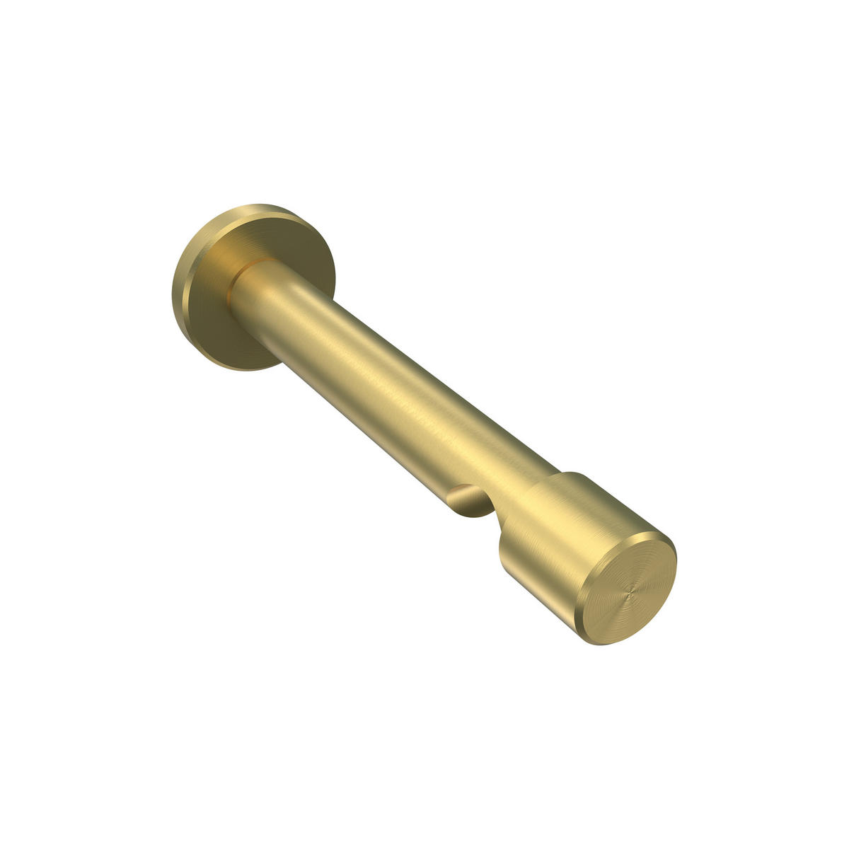 TRÄGER FÜR GARDINENSTANGEN 20 mm Ø, Prestige 1-läufig, Messing-Optik - Messingfarben, Metall (13.7/4/4cm) - INTERDECO