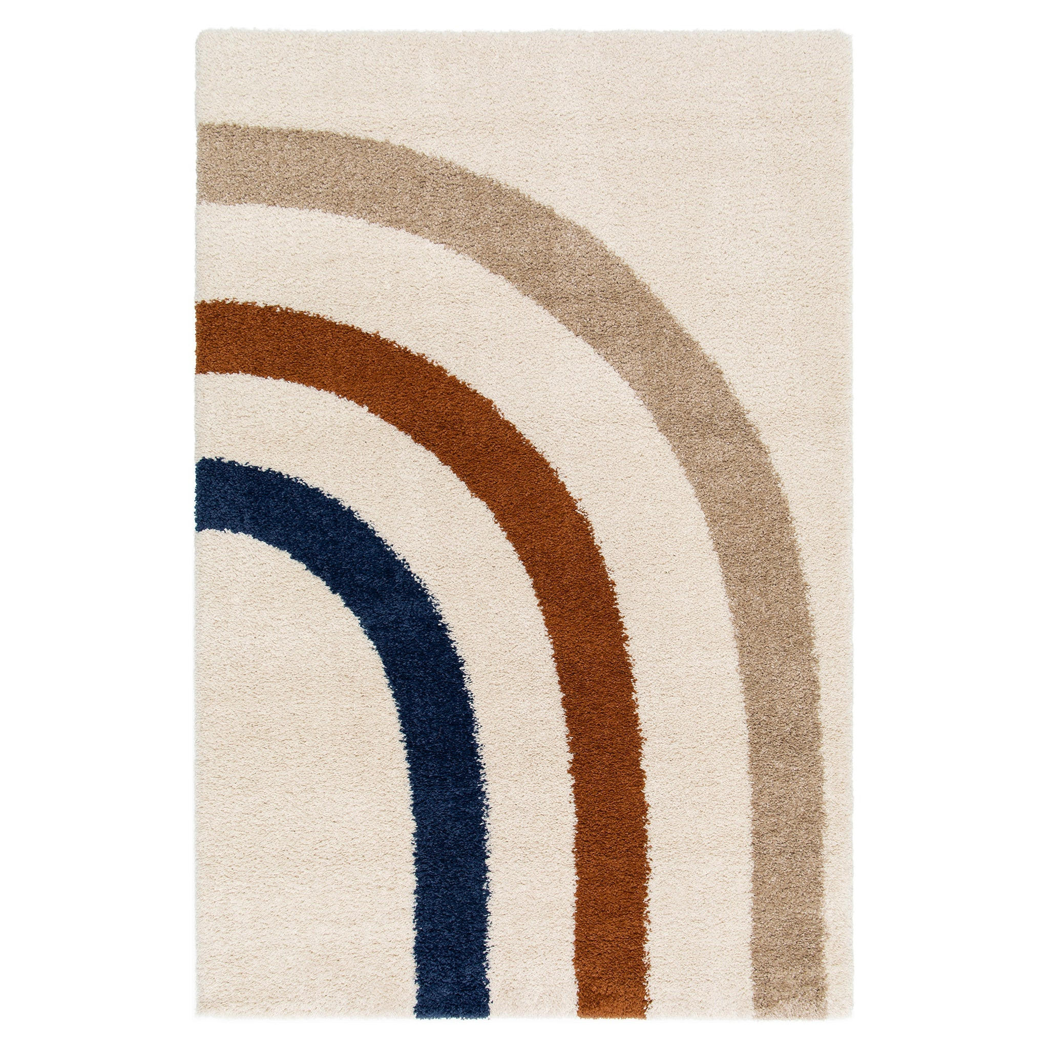 REGENBOGEN Teppich dick und bequem mehrfarbig - Multicolor, Textil (120/170cm) - AFK Living