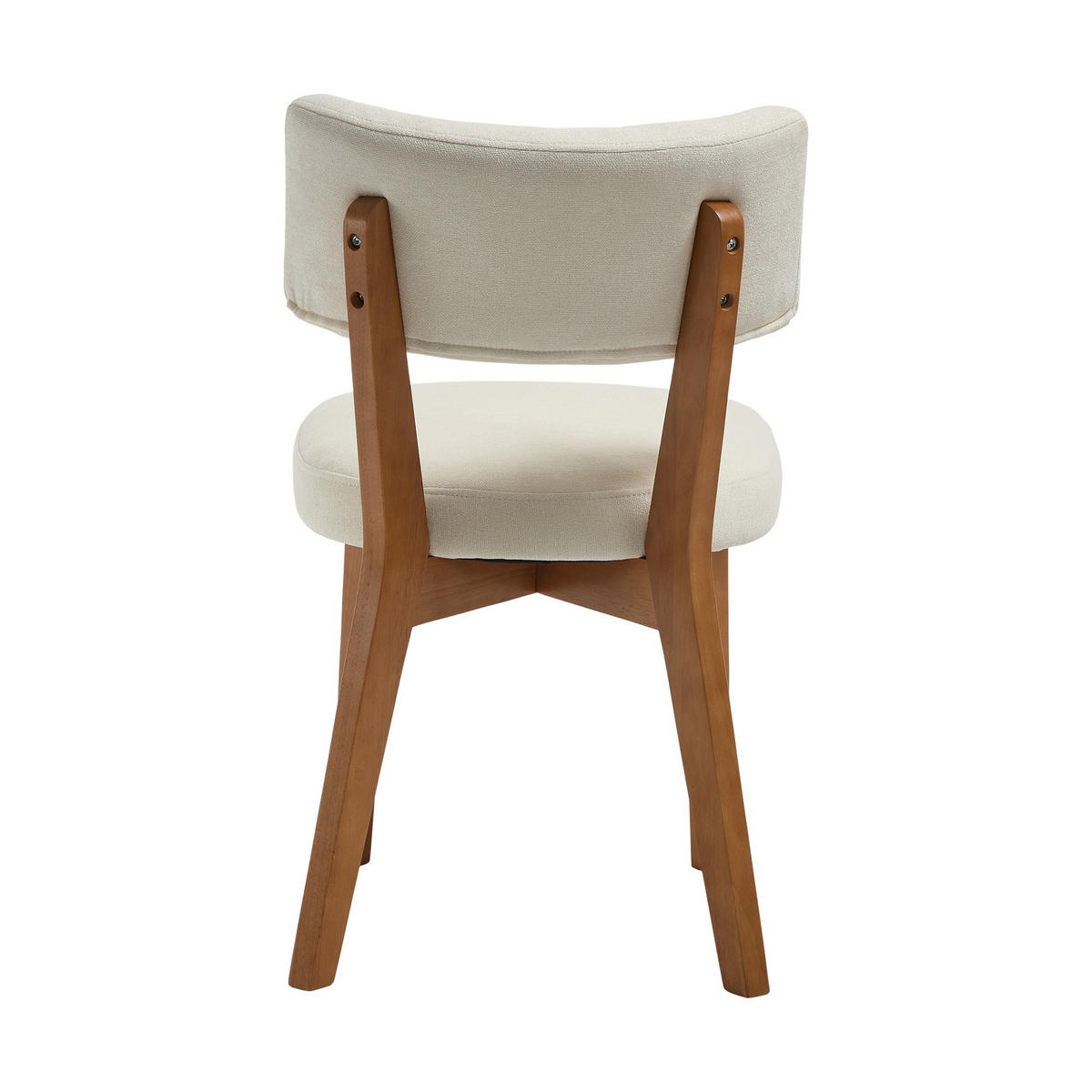 STÜHLE 2er-Set Esszimmerstuhl,Massivholz,Leinenstoff,Beige - Beige, Textil (47/77/54.5cm) - LVHOM