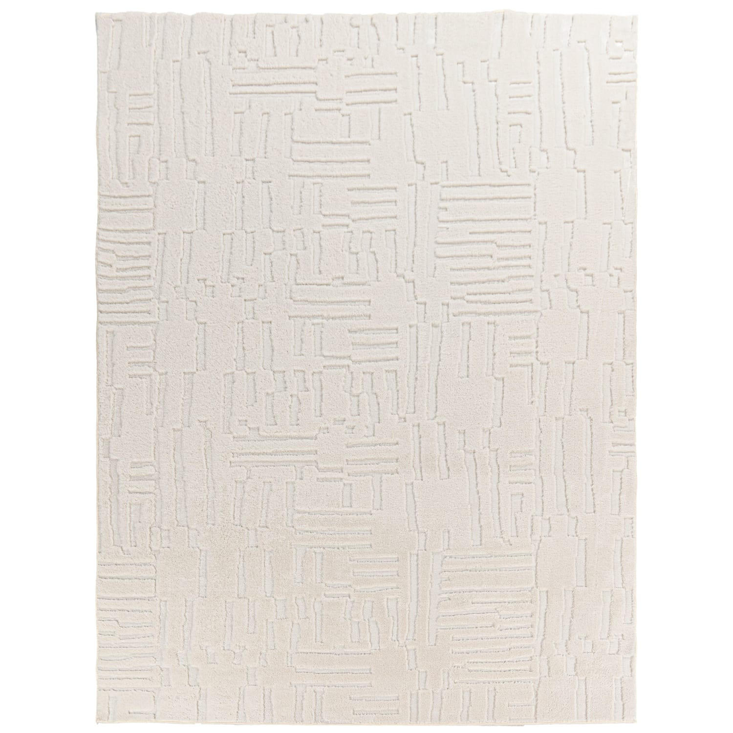 Paco Home Hochflorteppich Creme 120x160 cm