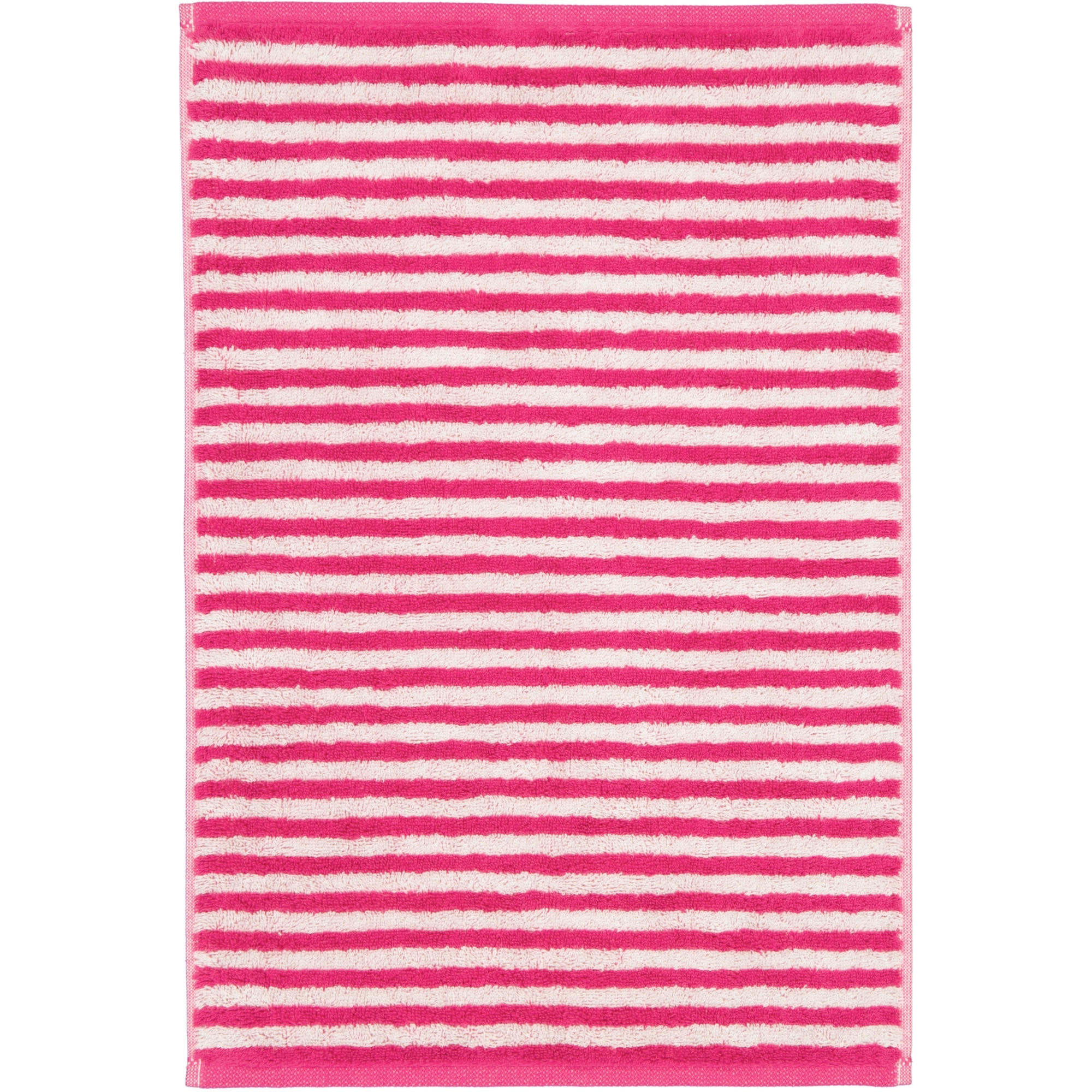 GÄSTETUCH CAMPUS RINGEL 955 PINK - 22 - Rosa, Textil (30/50cm) - Cawoe