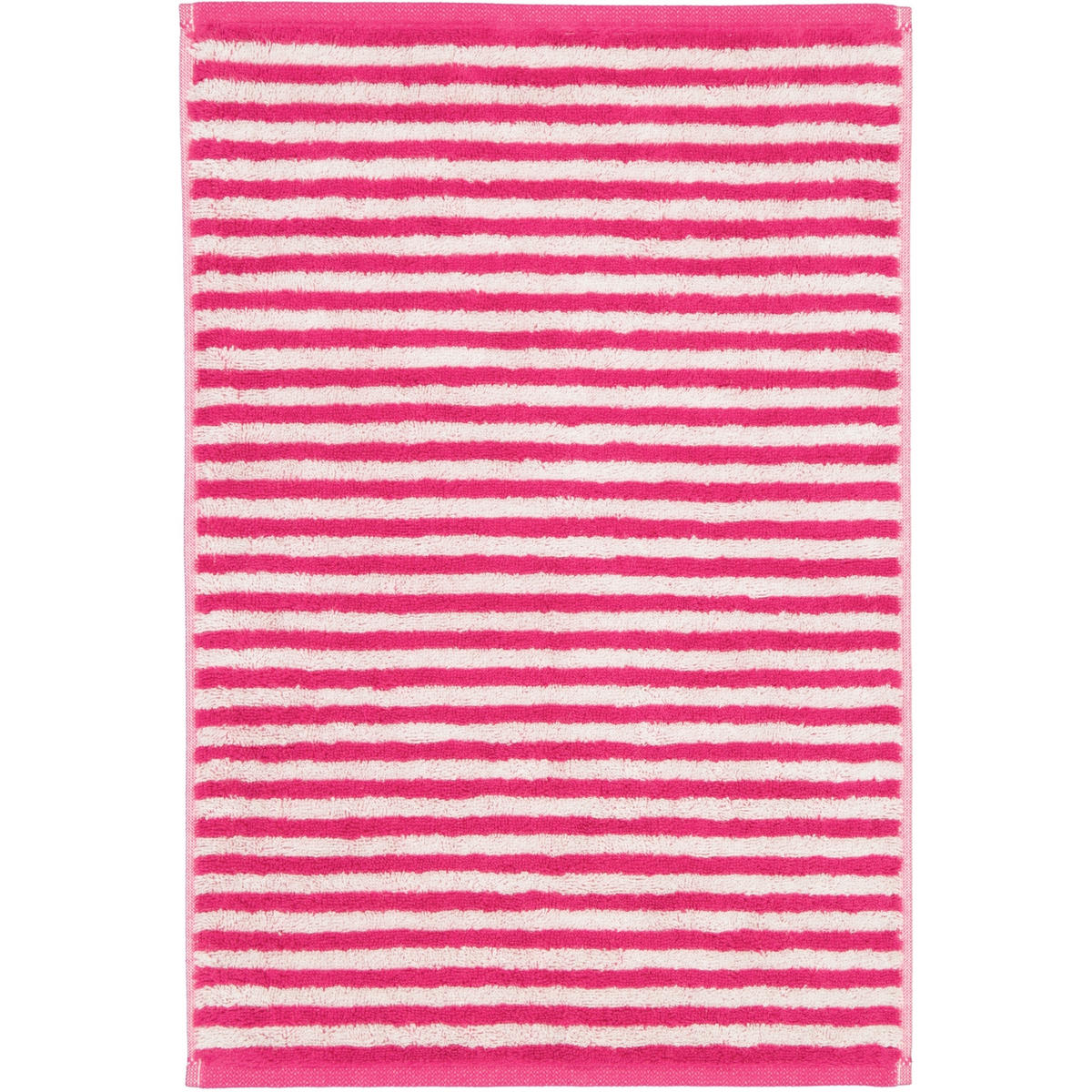 GÄSTETUCH CAMPUS RINGEL 955 PINK - 22 - Rosa, Textil (30/50cm) - Cawoe