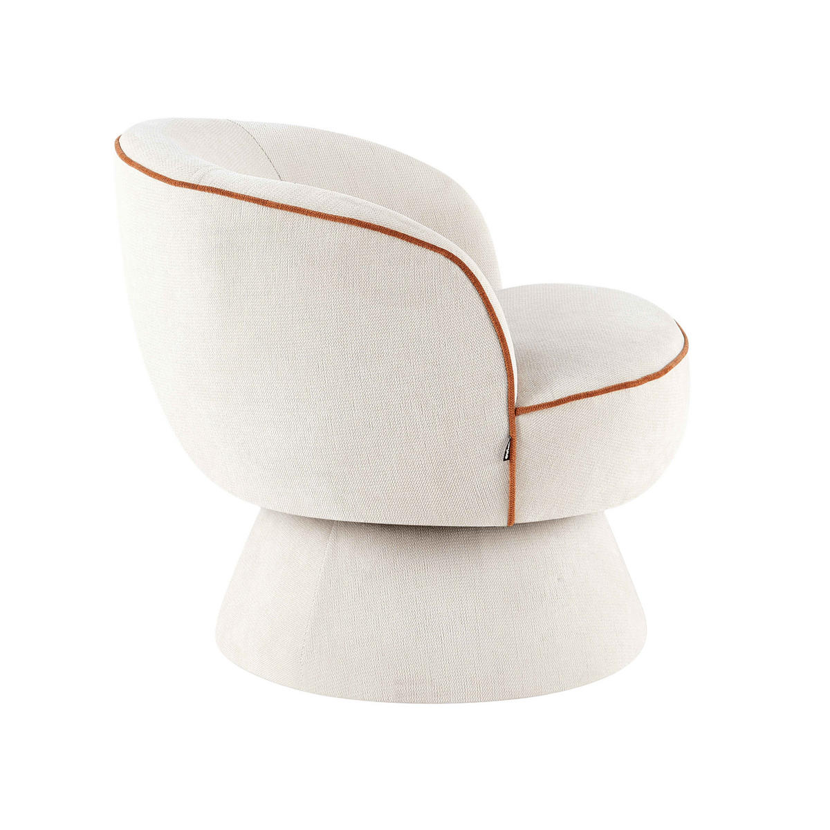 SESSEL, Ekru - Weiß, Holz/Textil (66/71/80cm) - Oviala