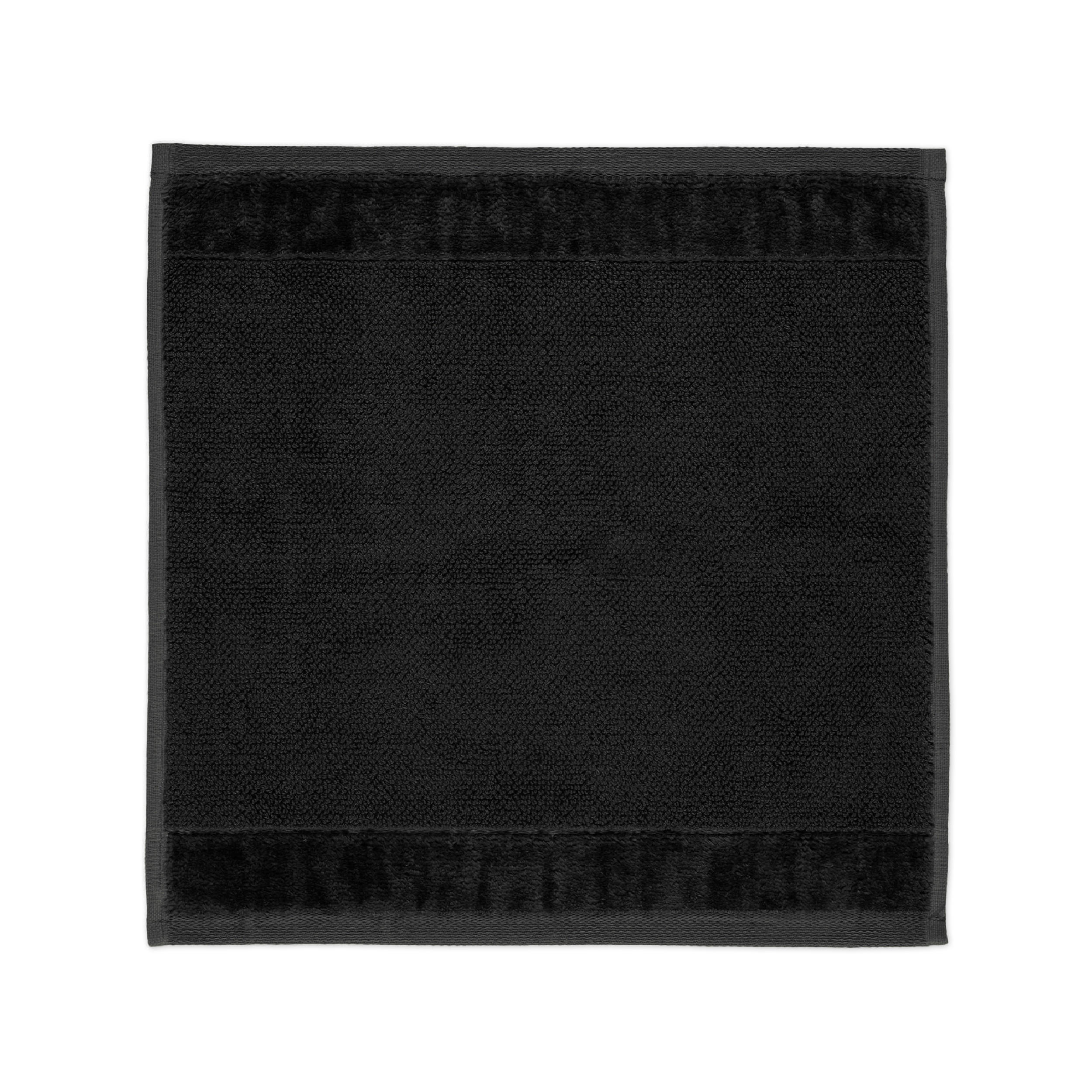 SEIFTUCH BAMBOO LUXE - Schwarz, Textil (30/30cm) - MÖVE