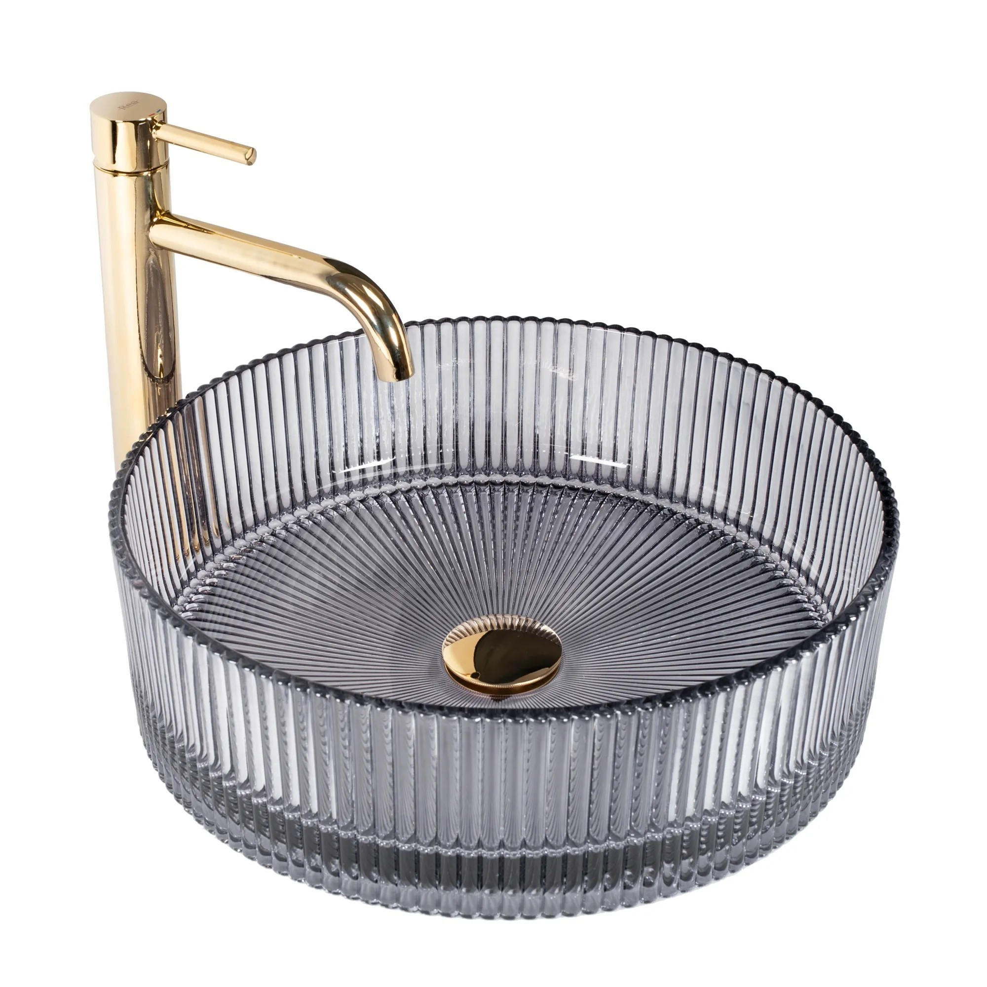 REA Aufsatzwaschbecken Grau 40x13x40 cm