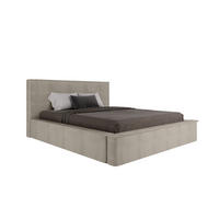 POLSTERBETT SANA 160x200cm Elegantes Polsterbett für modernen Wohnstil , ohne matratze, beige - Beige, Holz (160/200cm) - Homesy