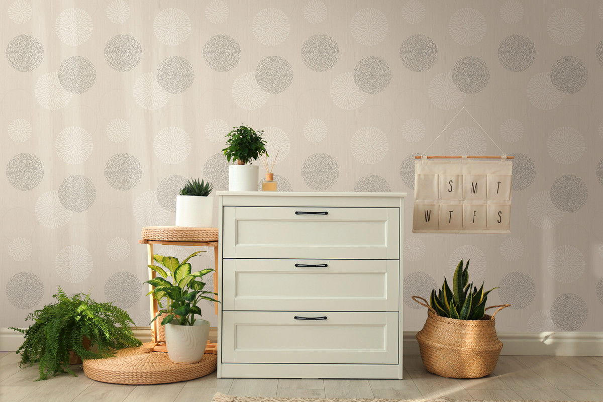 VLIESTAPETE Beige 53/1005 cm - Beige/Grau, Textil (53/1cm) - KUNSTLOFT