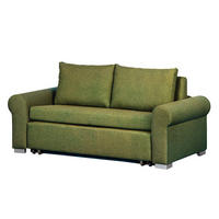 SCHLAFSOFA - Grün, Textil (184/90/90cm) - home24