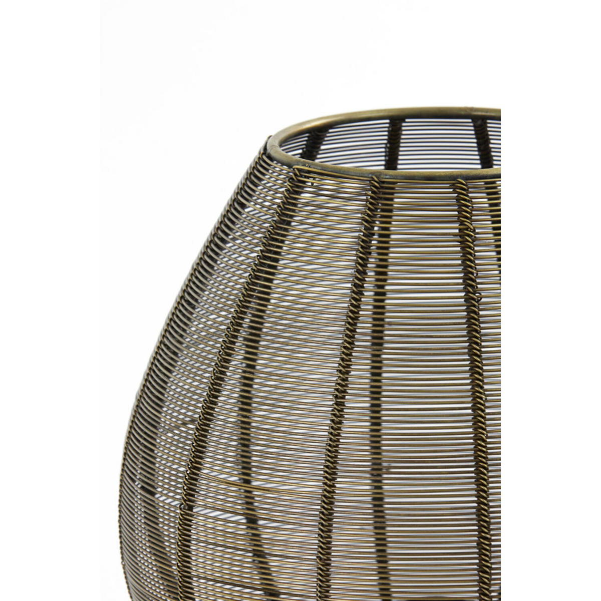 TISCHLAMPE Suneko Bronze Ø25/34 cm - Bronzefarben, Metall (25/25/34cm) - Light & Living