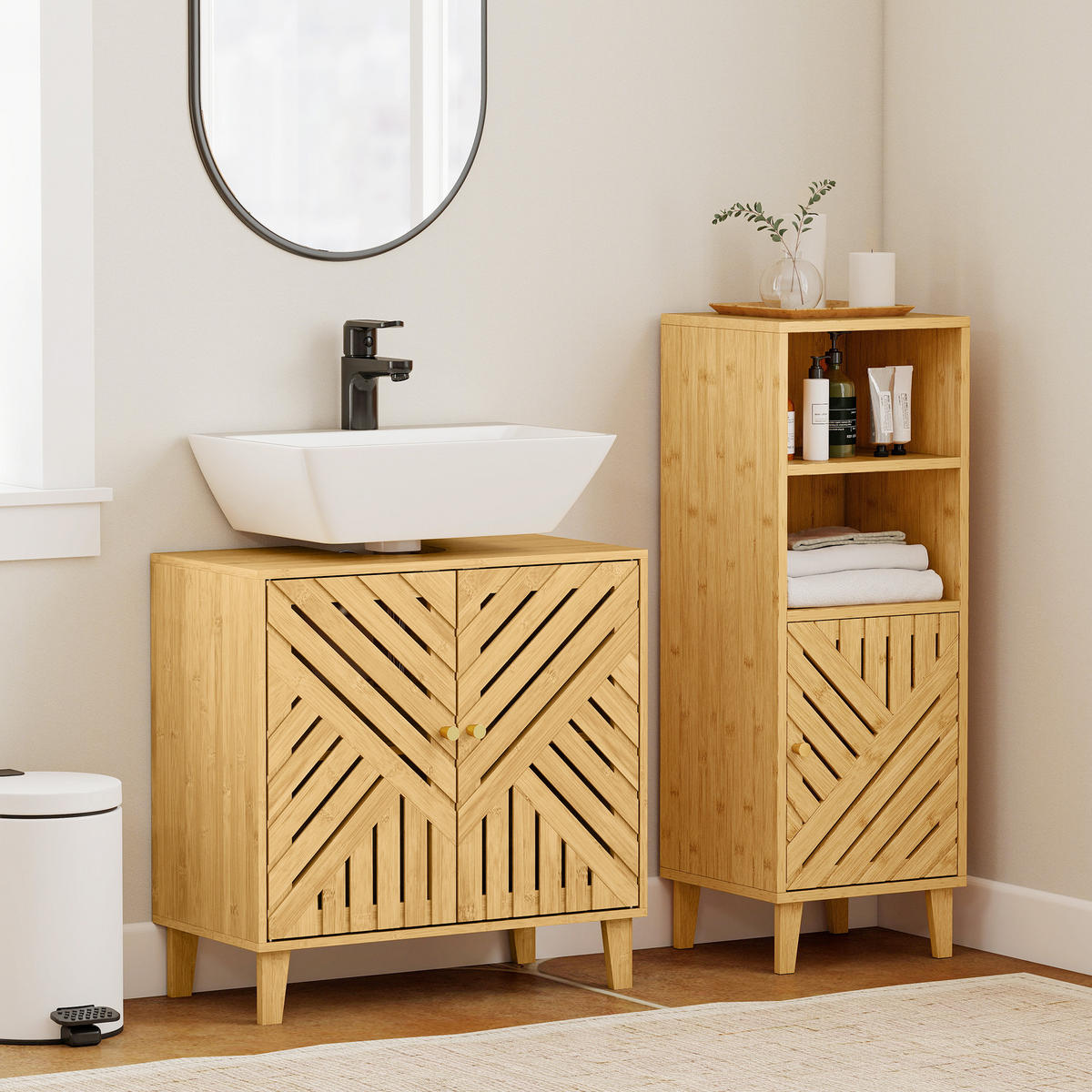 HÄNGESCHRANK Naturholz 1 Stück - Beige, Kunststoff (60/60/30cm) - GiPP