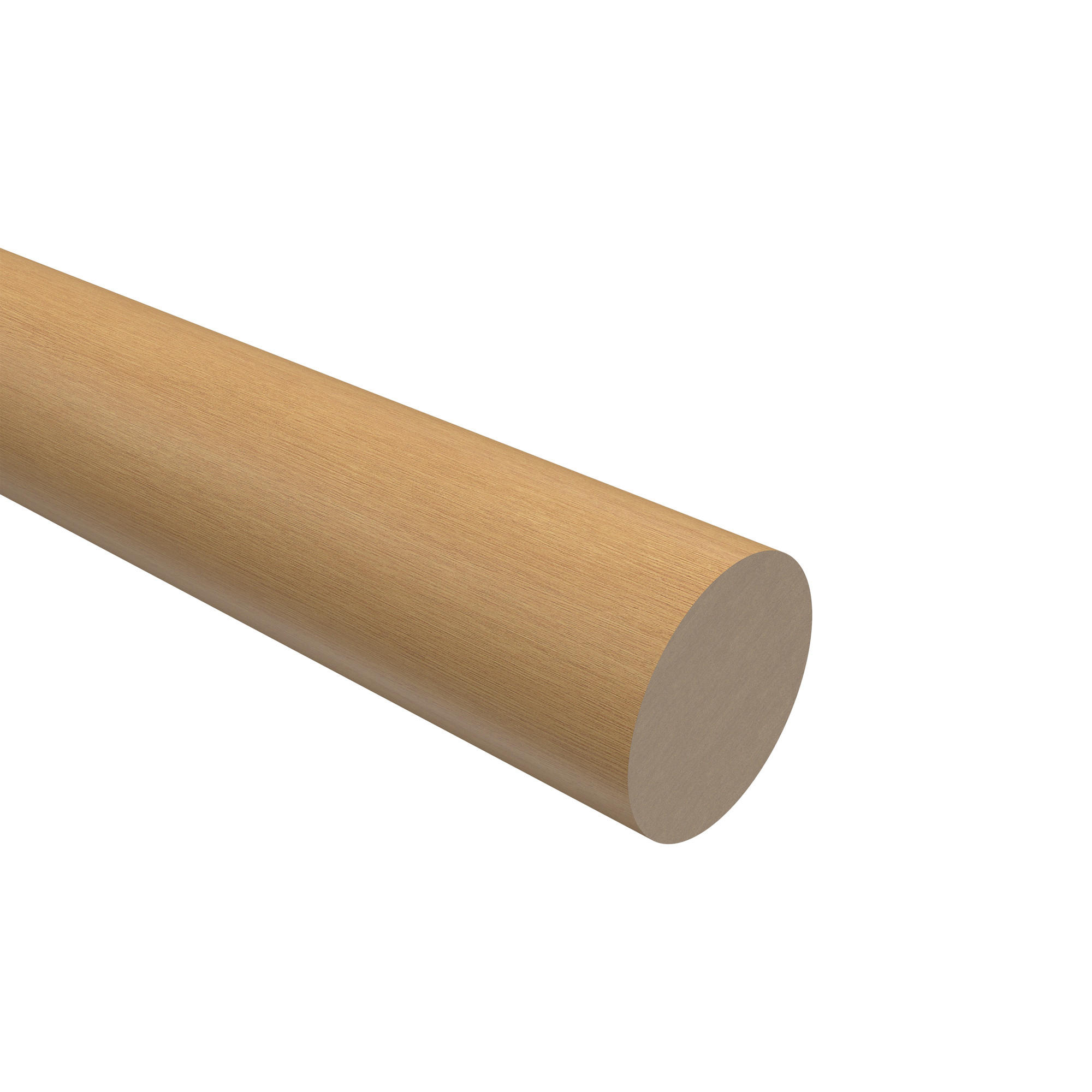 RUNDSTANGE 140 cm, 28 mm Ø Buche lackiert - Buchefarben, Holz (140cm) - INTERDECO